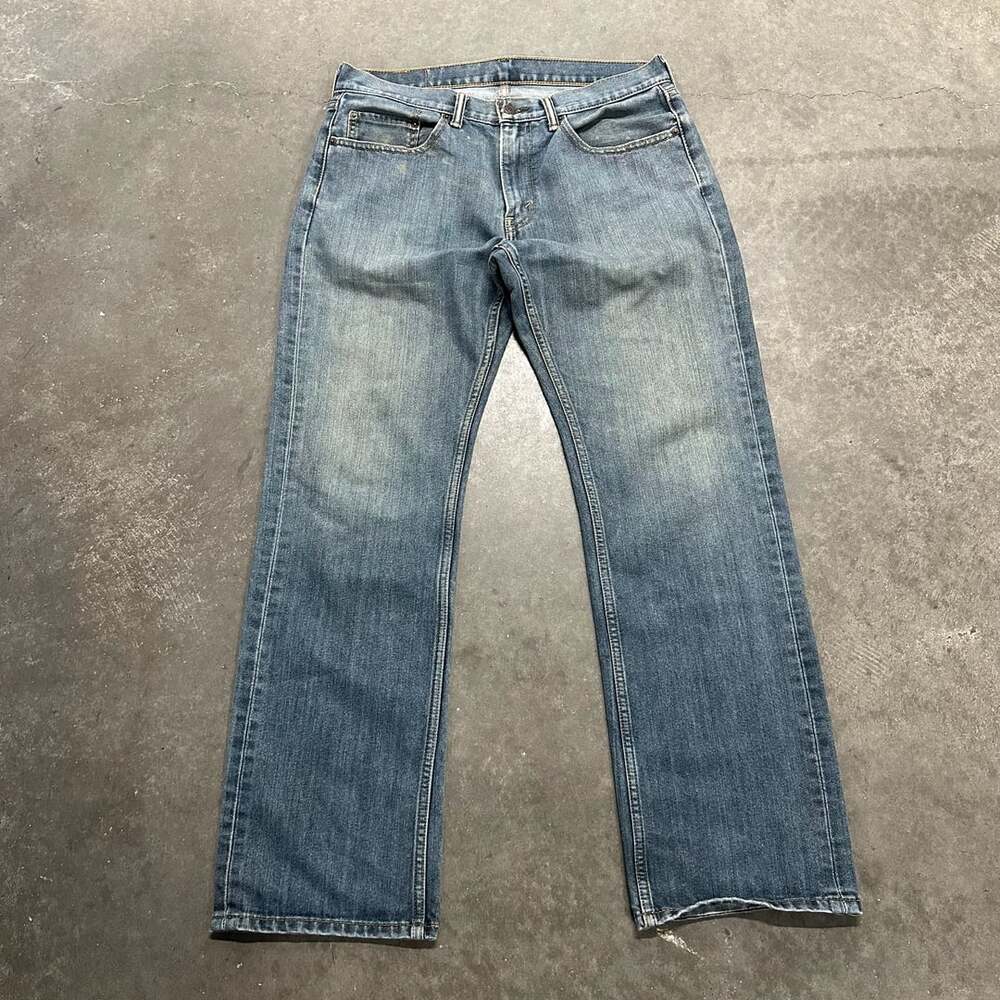 Beautiful Faded Levi's 559 Relaxed Straight Fit Jeans Men's 32 Blue Medium Wash
